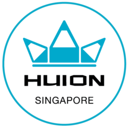 Huion Singapore Logo, alternate to Wacom