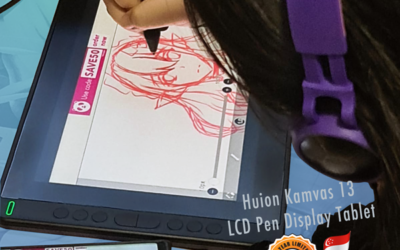Drawing Manga with Huion Kamvas 13